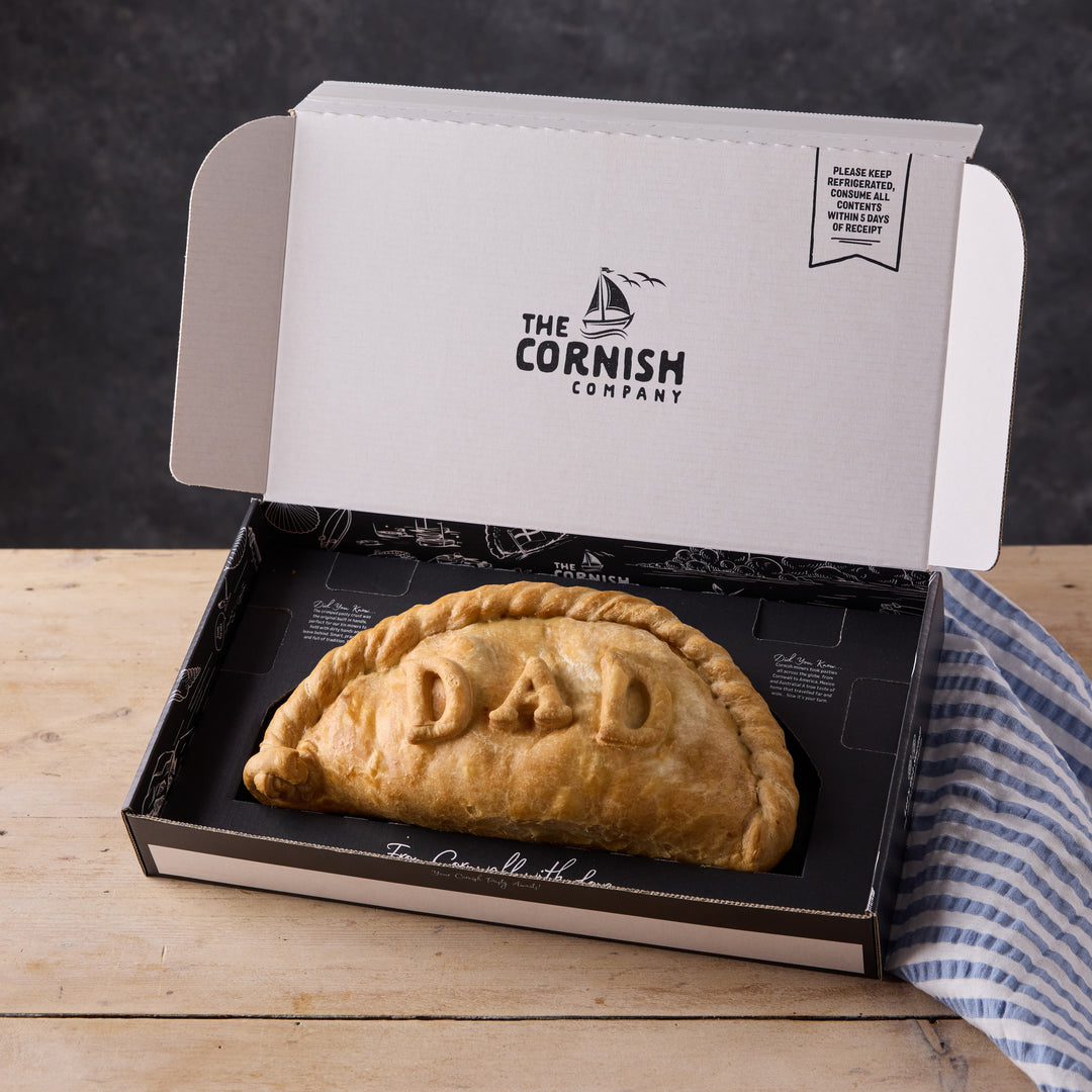 1 x Giant "DAD' Steak Cornish Pasty