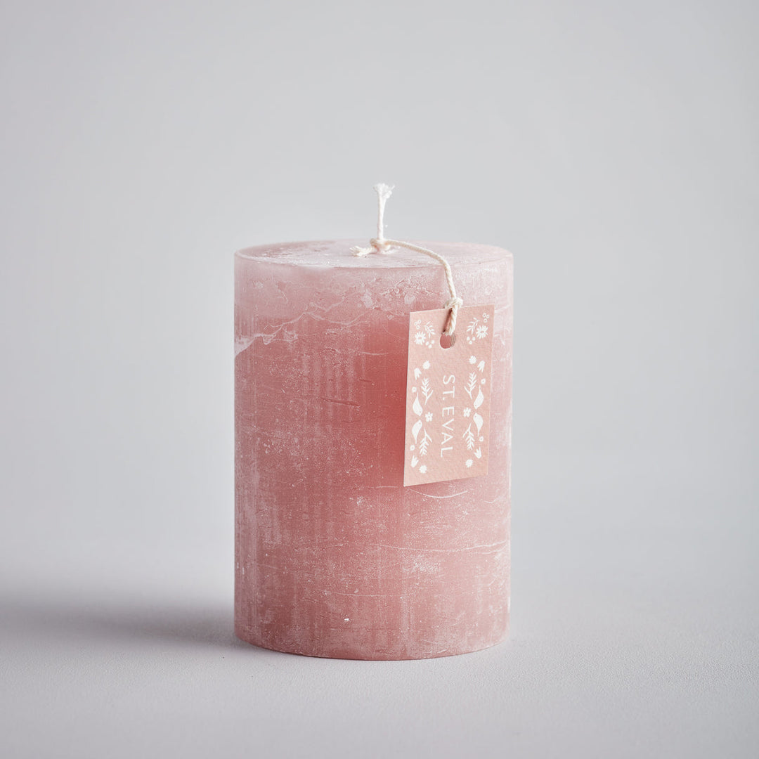St Eval Rhubarb, Summer Folk 3' x 4' Pillar Candle