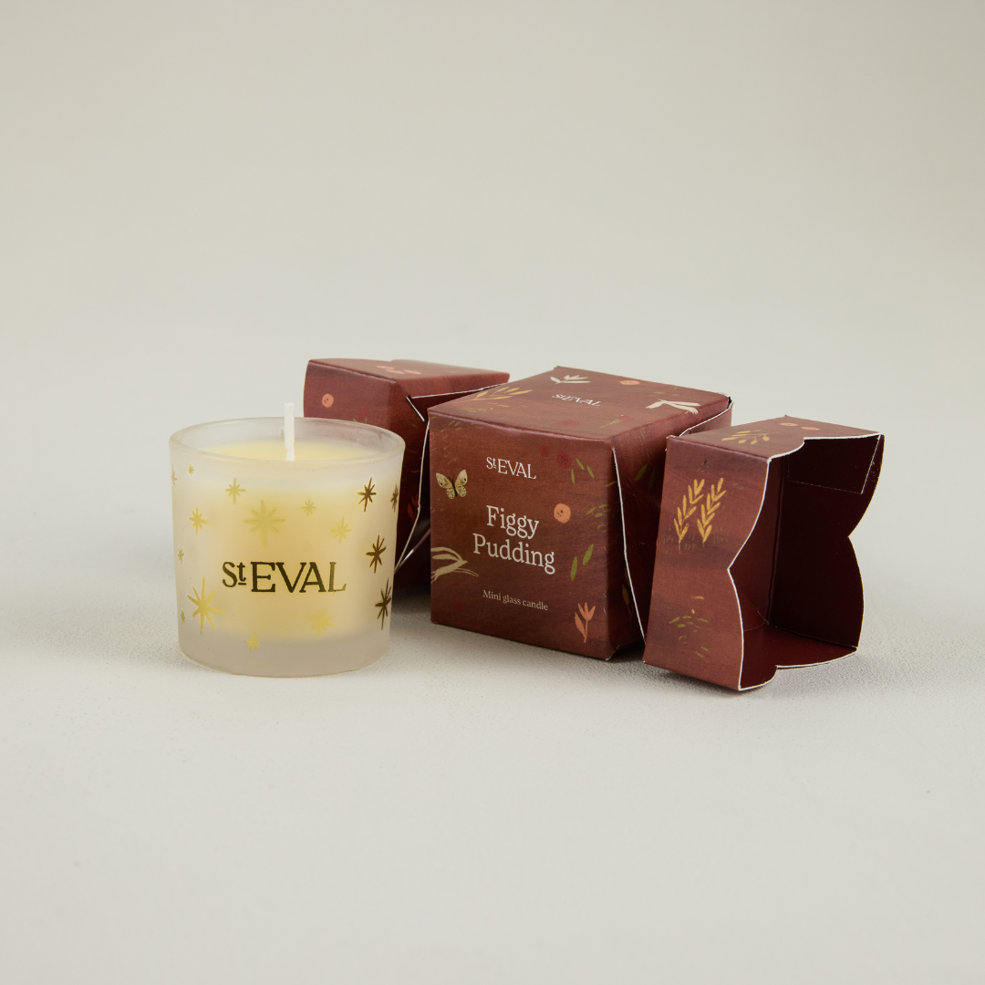 St Eval Figgy Pudding, Christmas Cracker Candle