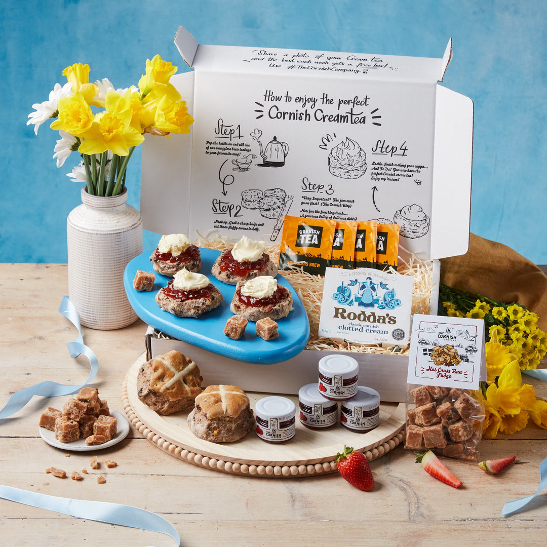 The Hot Cross Scone Cream Tea Hamper