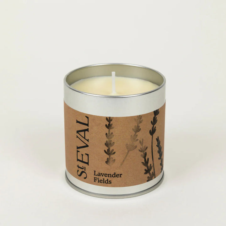 St Eval Lavender Scented Tin Candle