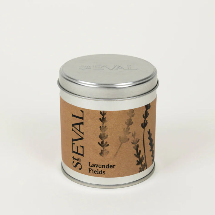 St Eval Lavender Scented Tin Candle