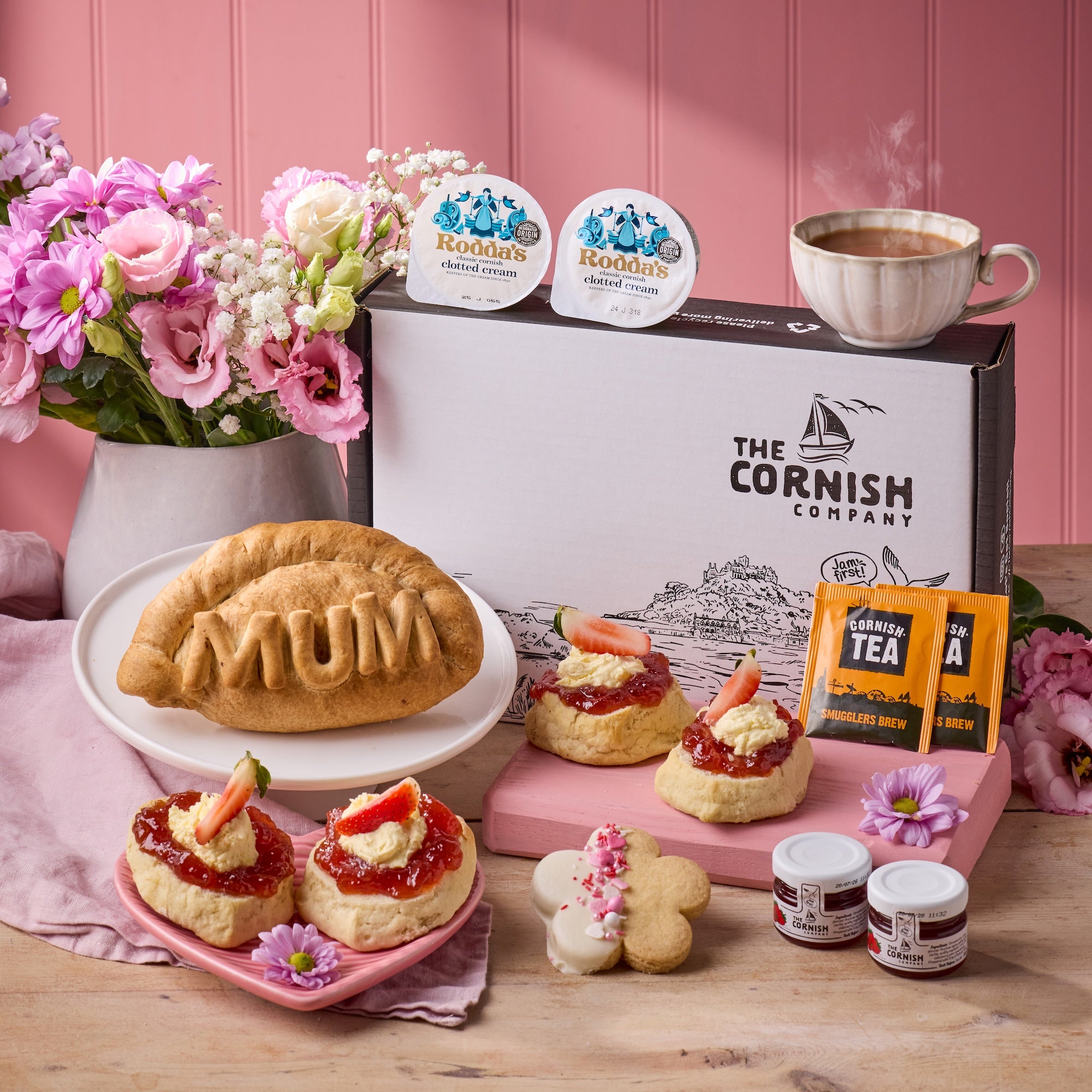 The Mum Pasty & Cream Tea Hamper – The Cornish Company
