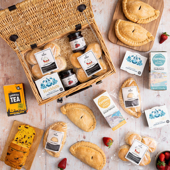 The Pasty & Cream Tea Party Hamper