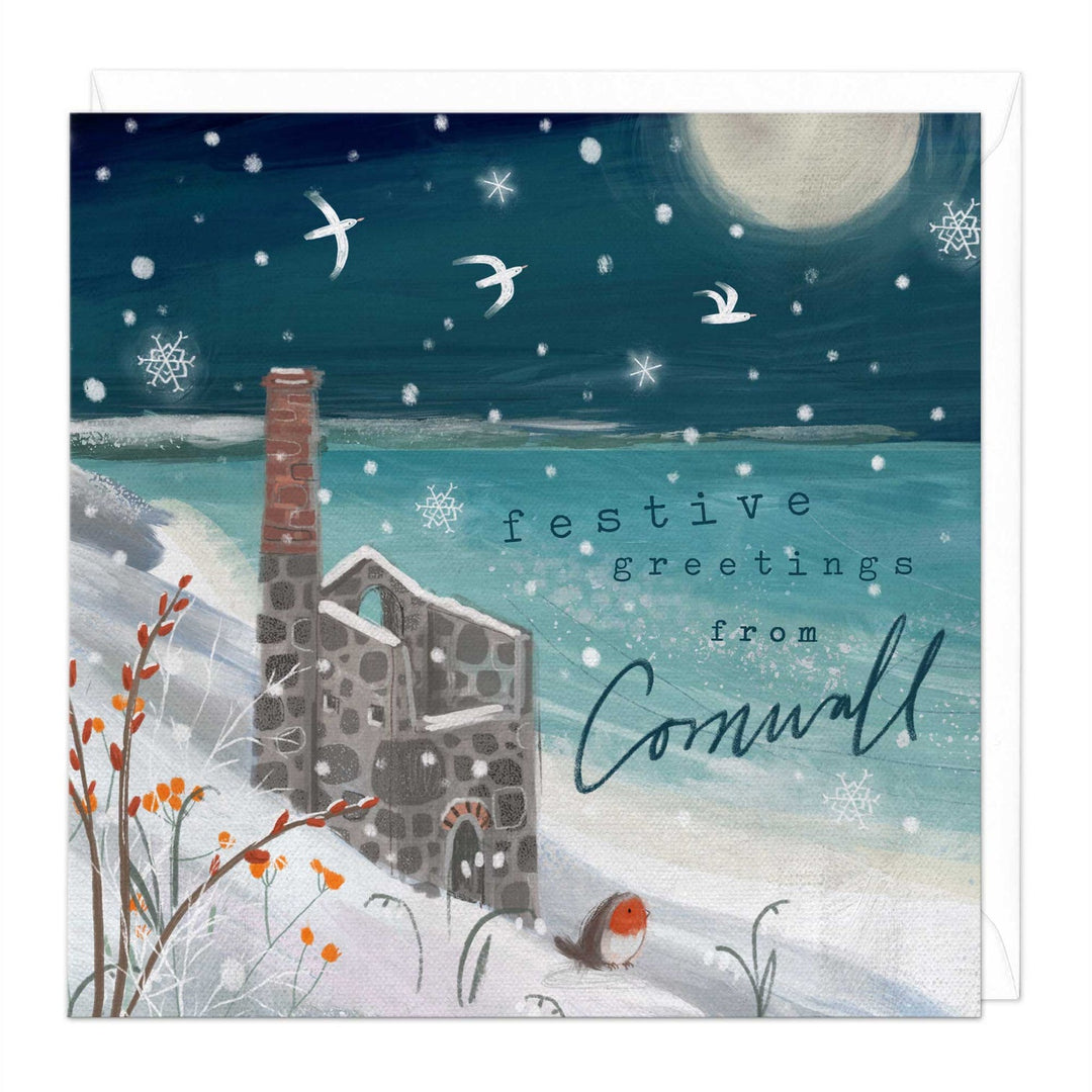Festive Greetings Christmas Card