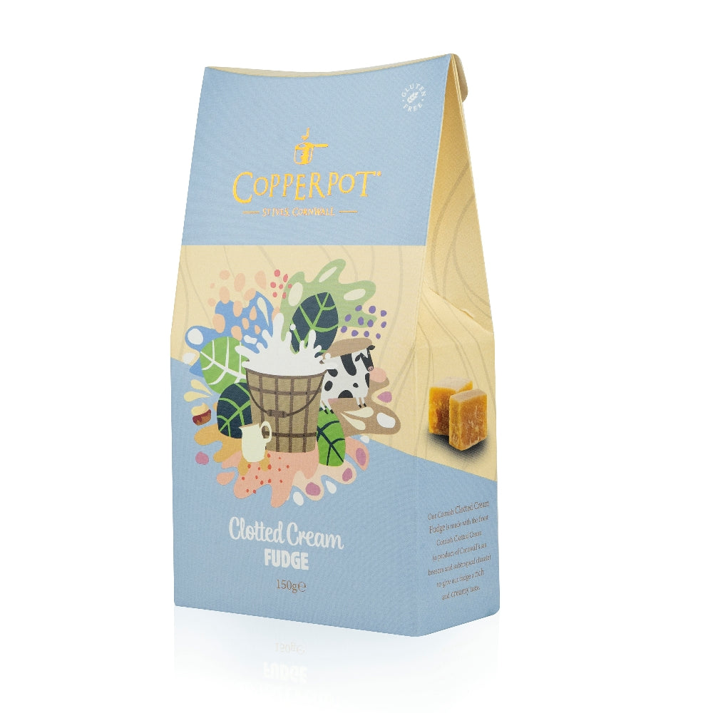 Copperpot Cornish Clotted Cream Fudge 150g