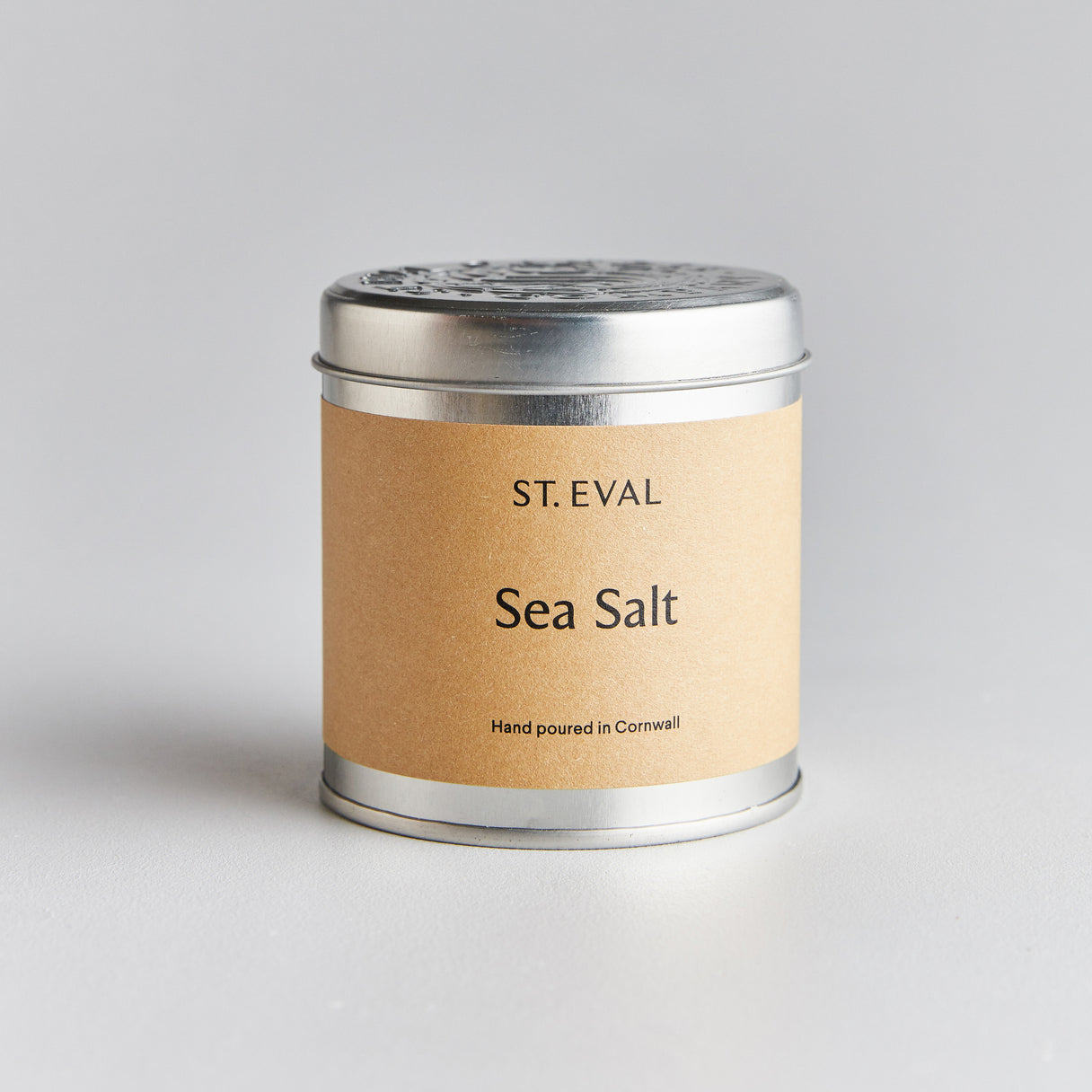 St Eval Sea Salt Scented Tin Candle The Cornish Company