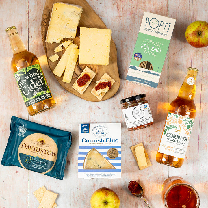 Cornish Cheese & Cider Hamper