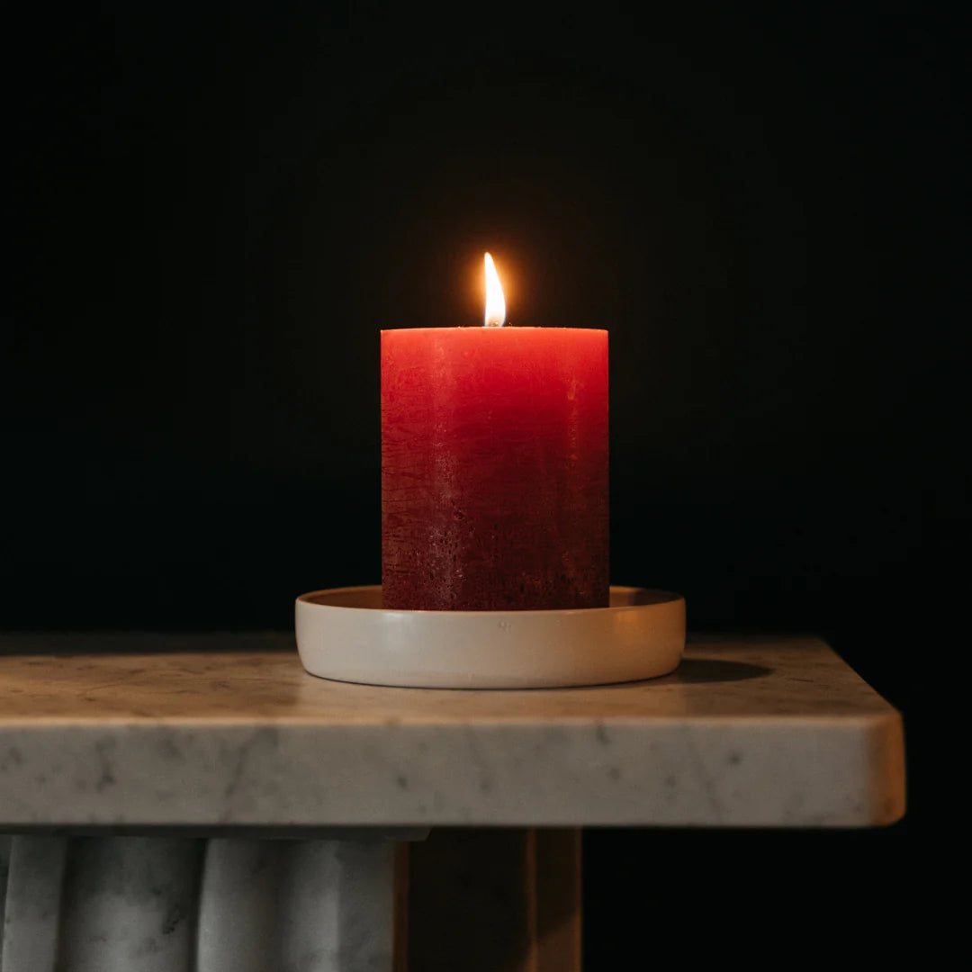 Hawthorn & Berries Fragranced Coloured Pillar