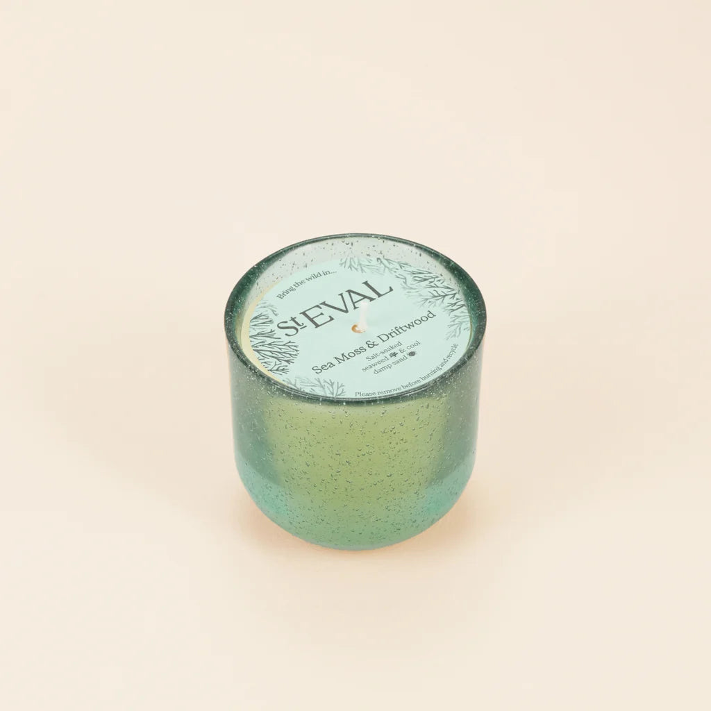 Sea Moss & Driftwood, Sea Garden Glass Candle