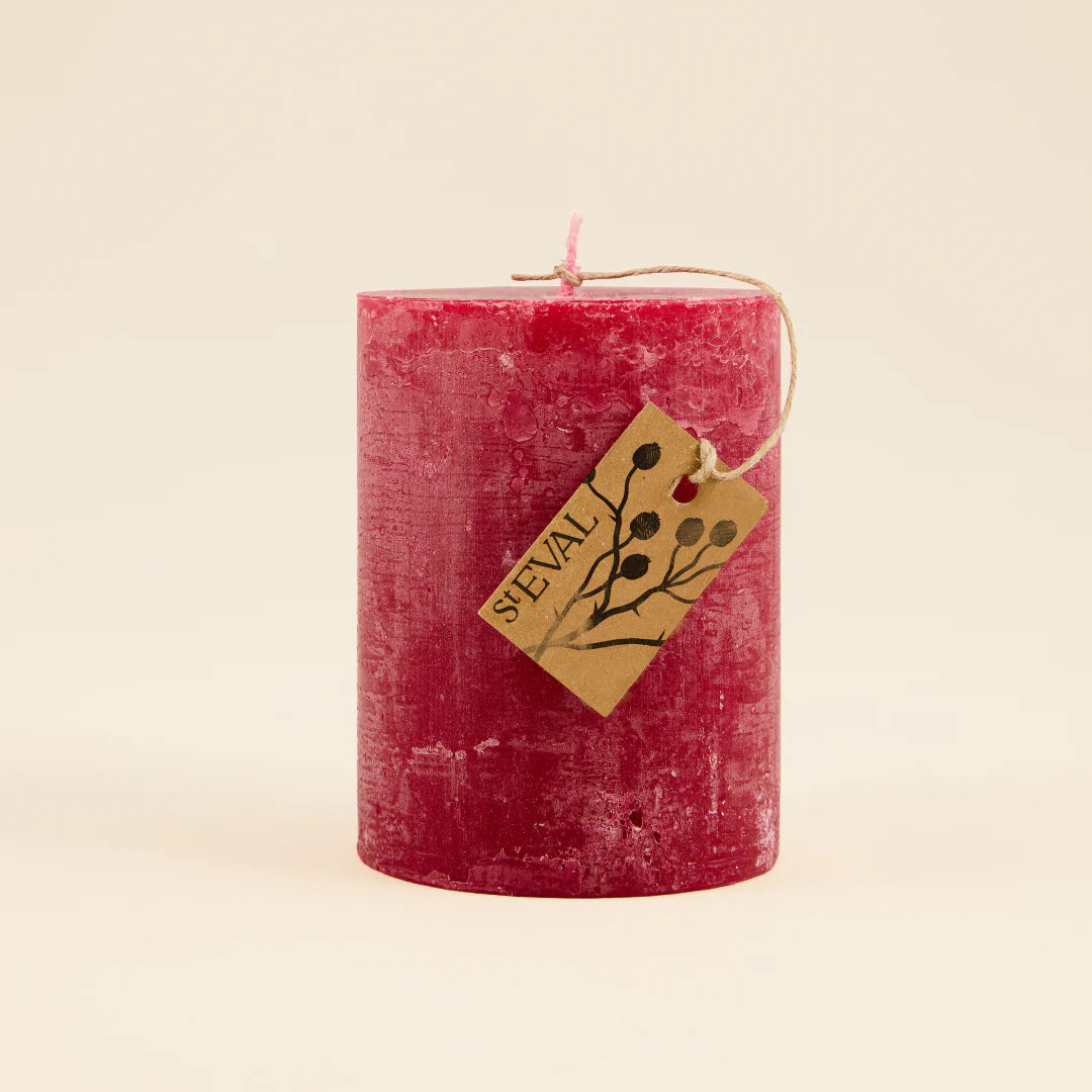 Hawthorn & Berries Fragranced Coloured Pillar