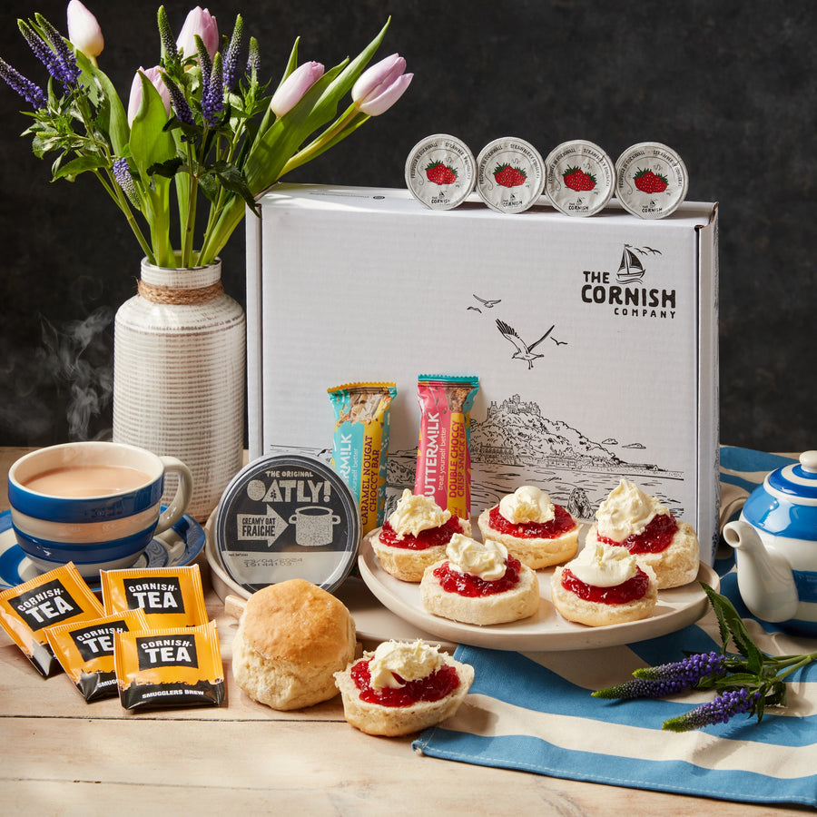 Cream Tea Hampers | Afternoon Tea By Post | Free Delivery – The Cornish ...