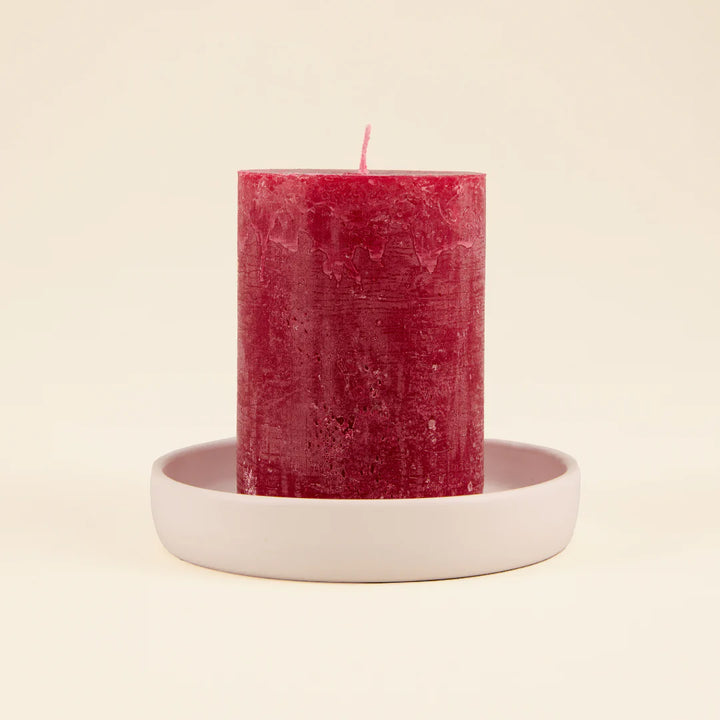 Hawthorn & Berries Fragranced Coloured Pillar