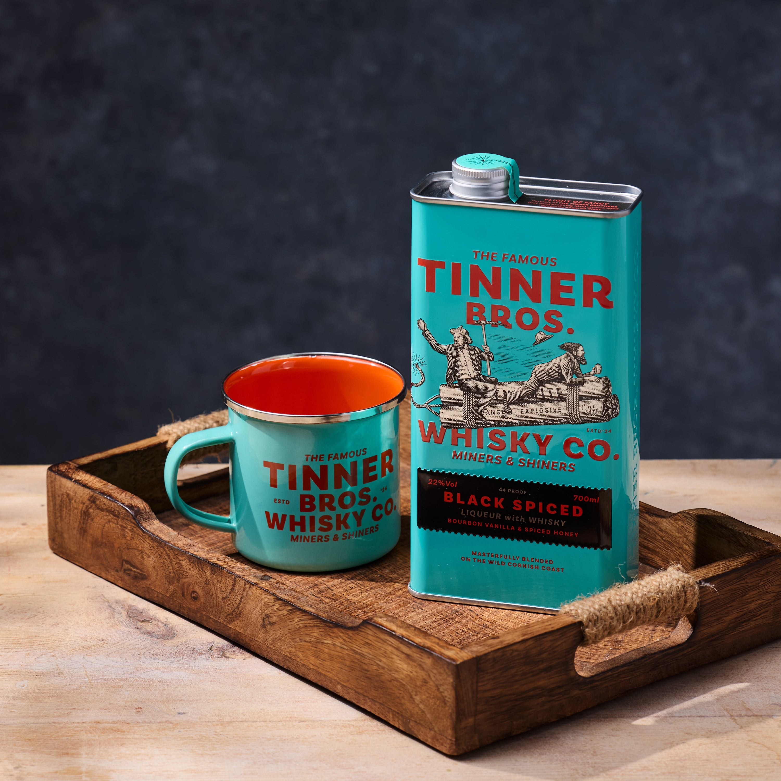 Tinner Bros Black Spiced Whisky Liqueur (Free Mug Included) – The