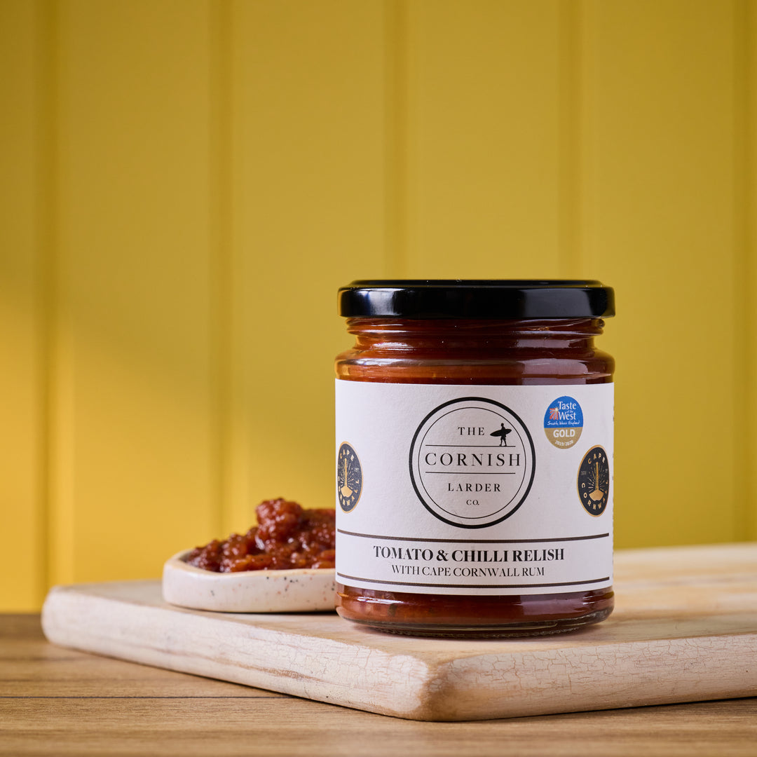 Tomato and Chilli Relish with Cape Cornwall Rum