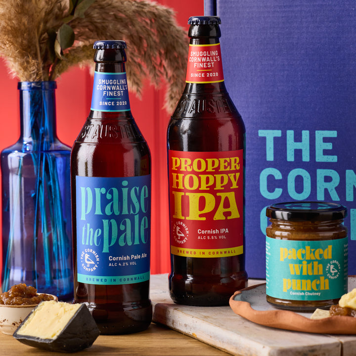 Cornish Cheese & Ale Hamper