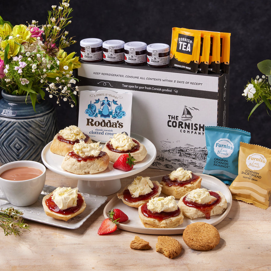 Cream Tea Hampers | Afternoon Tea By Post | Free Delivery – The Cornish ...
