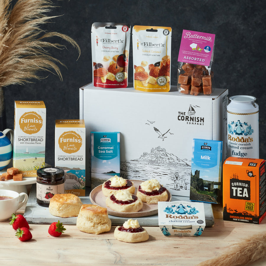 Cream Tea Hampers | Afternoon Tea By Post | Free Delivery – The Cornish ...