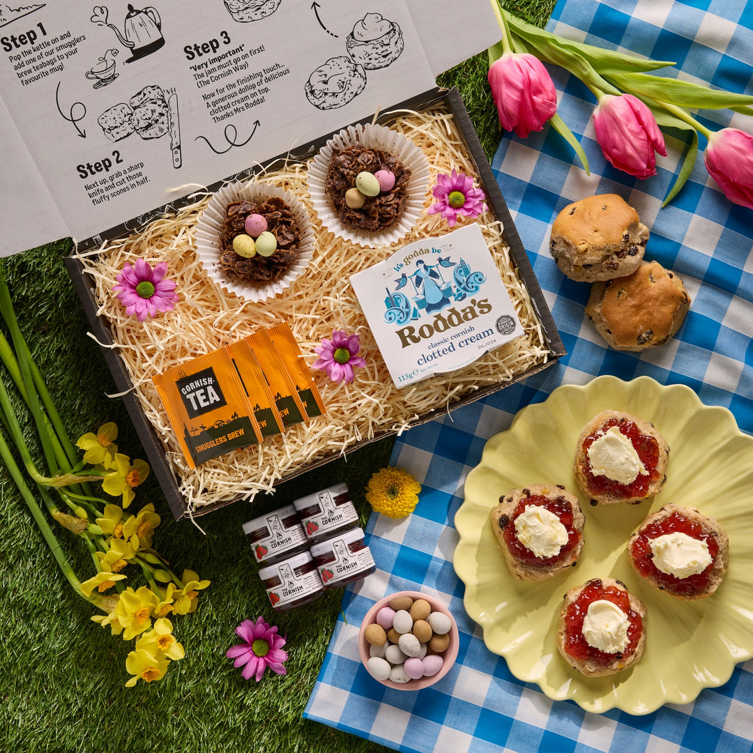 The Easter Scone Cream Tea Hamper