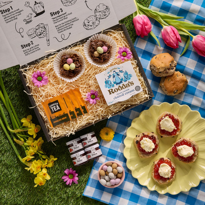 The Easter Scone Cream Tea Hamper