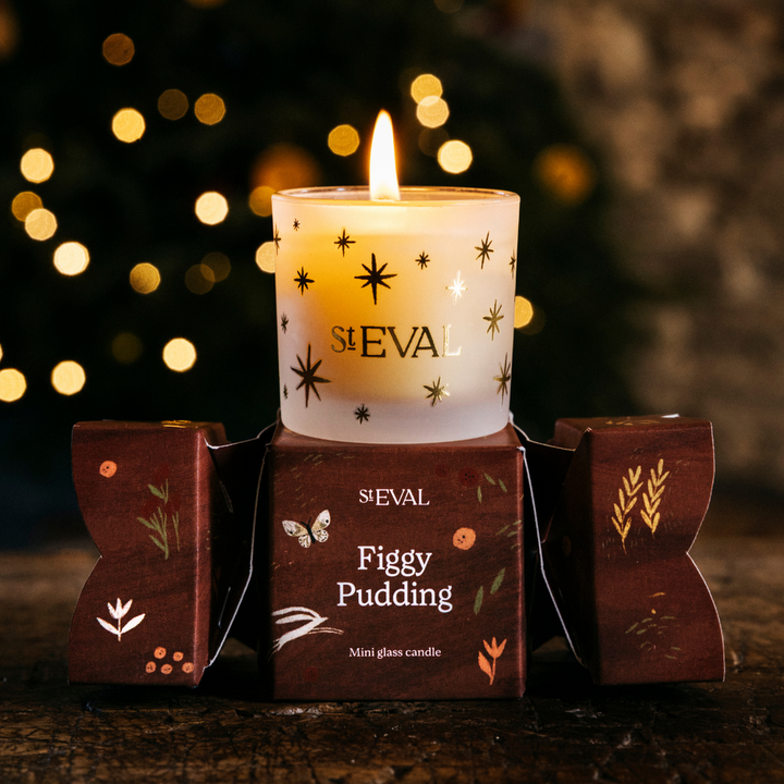 St Eval Figgy Pudding, Christmas Cracker Candle