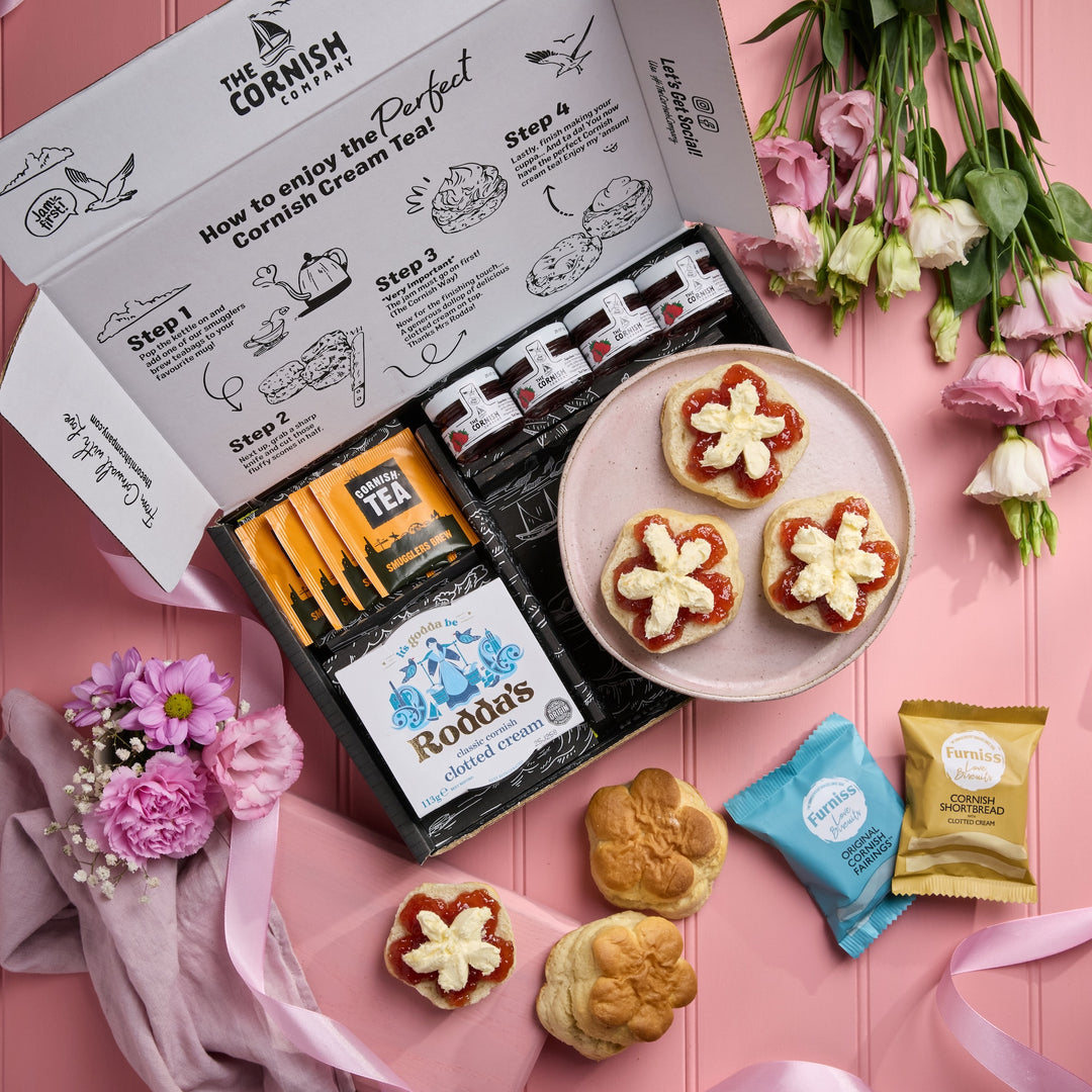 The Flower Scone Cream Tea Hamper