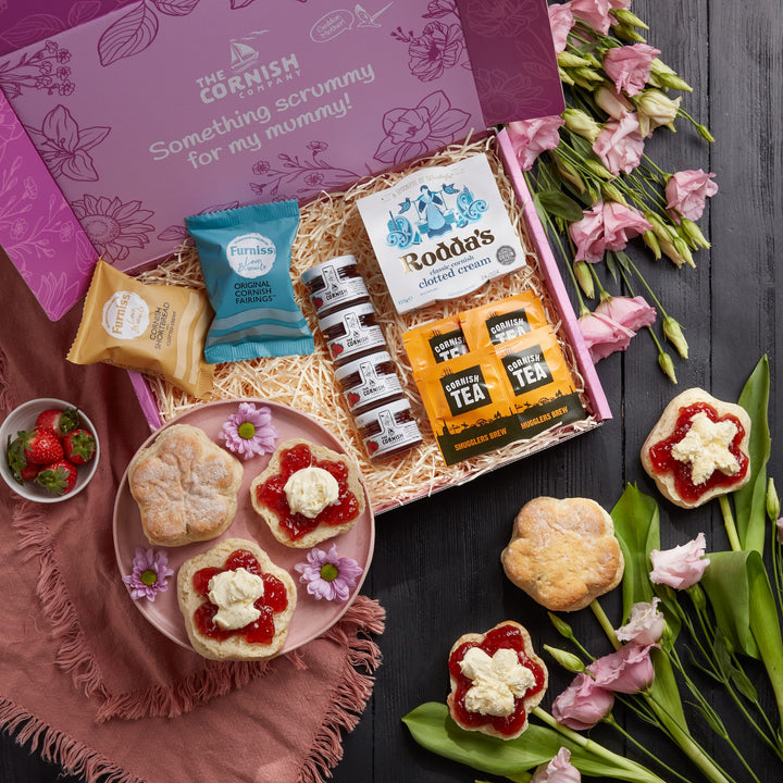 The Flower Scone Cream Tea Hamper