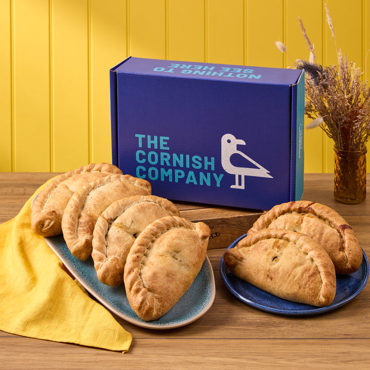 6 x Medium Gourmet Steak Cornish Pasties