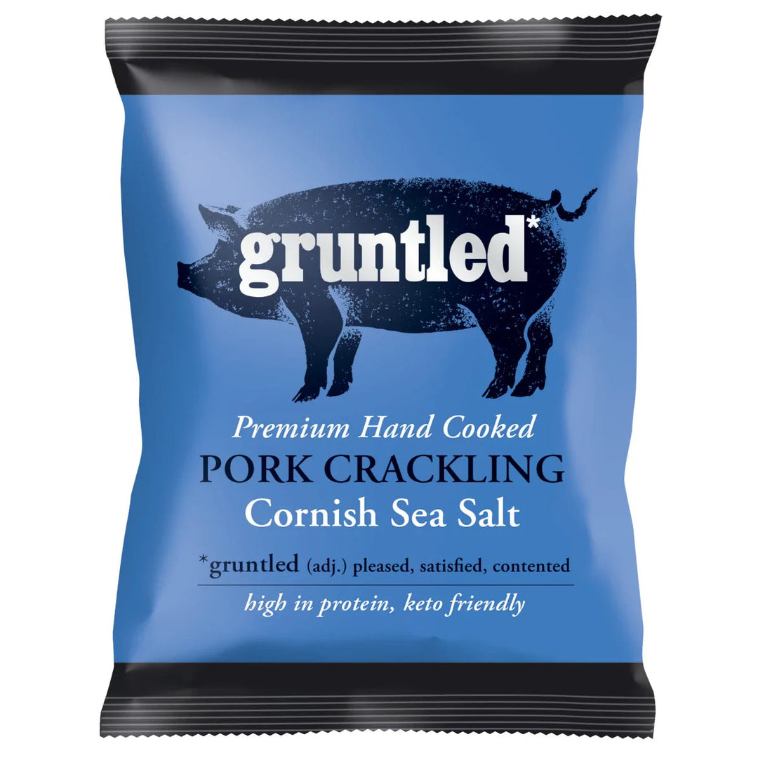 Gruntled Cornish Sea Salt Pork Crackling - 35g