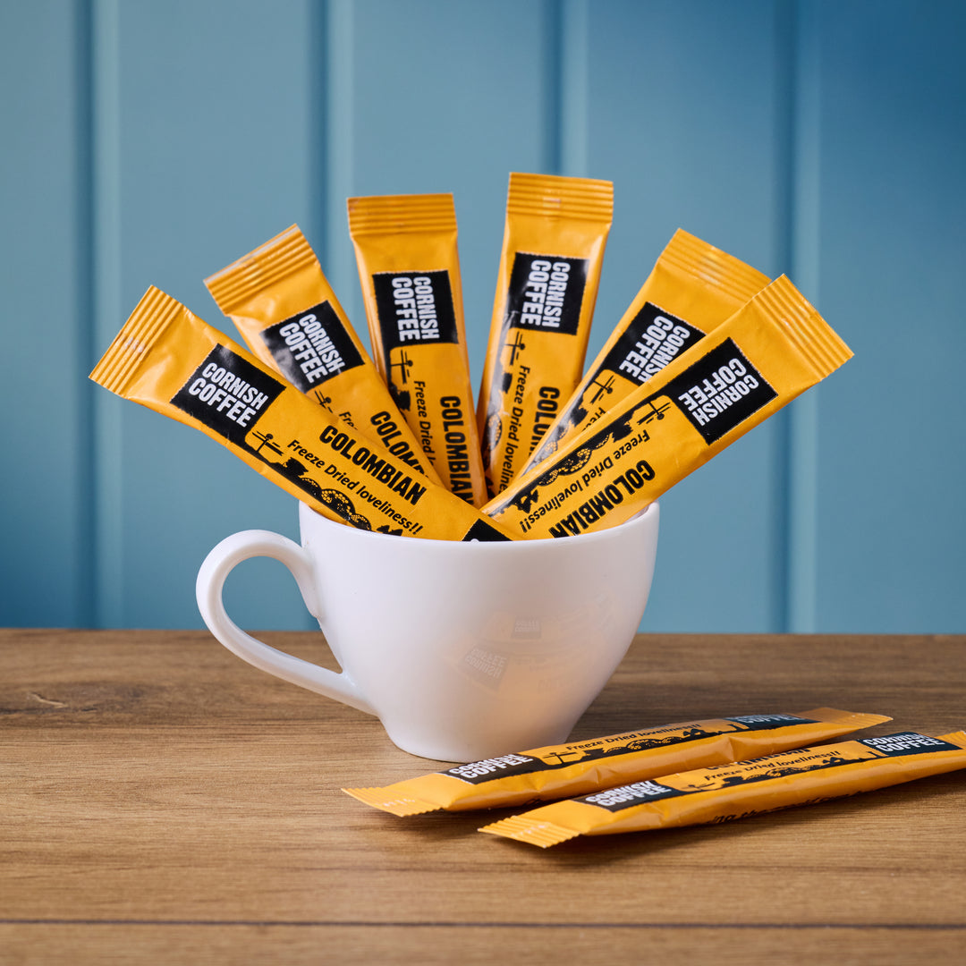 Instant Cornish Coffee Sticks x 8