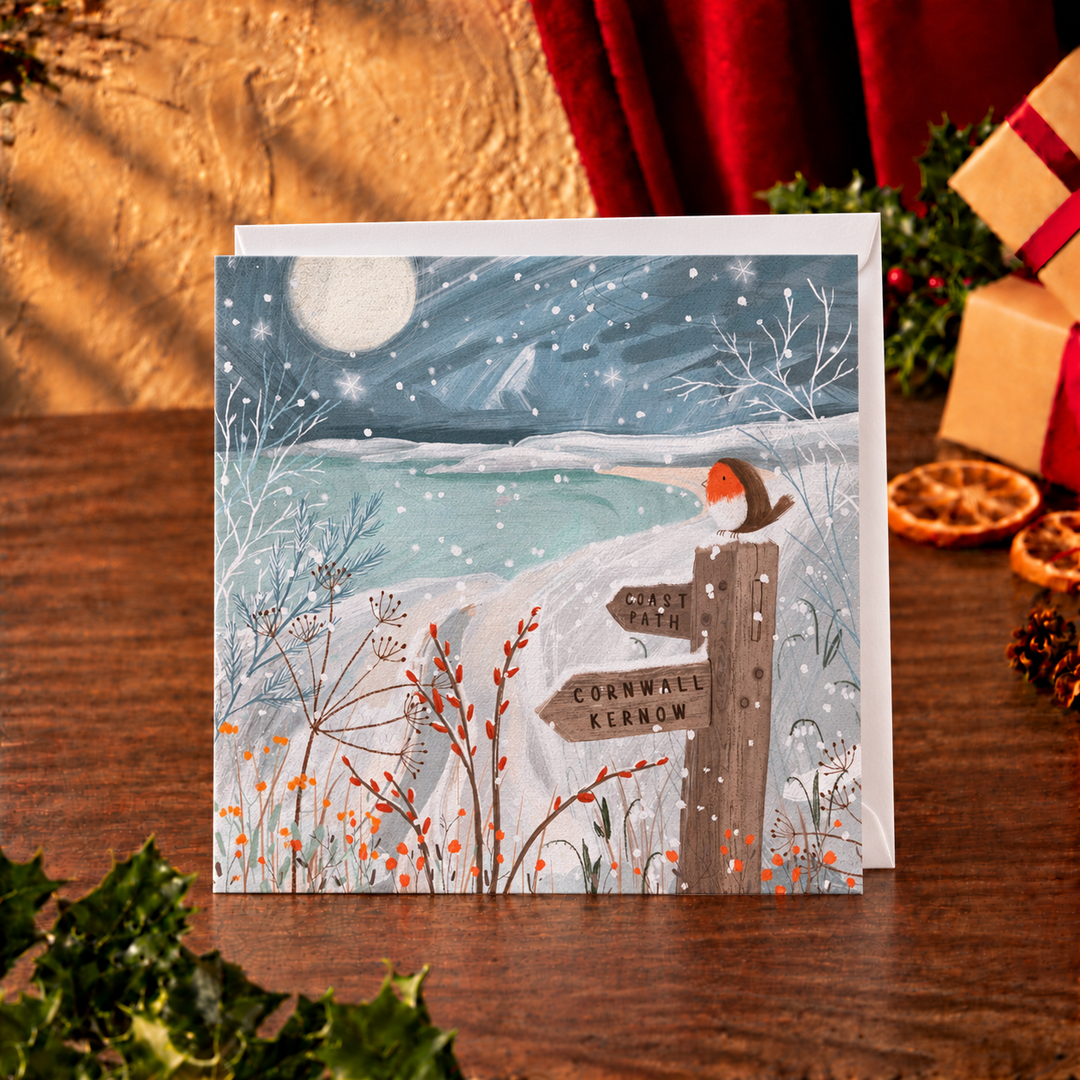 Kernow Coast Path Christmas Card