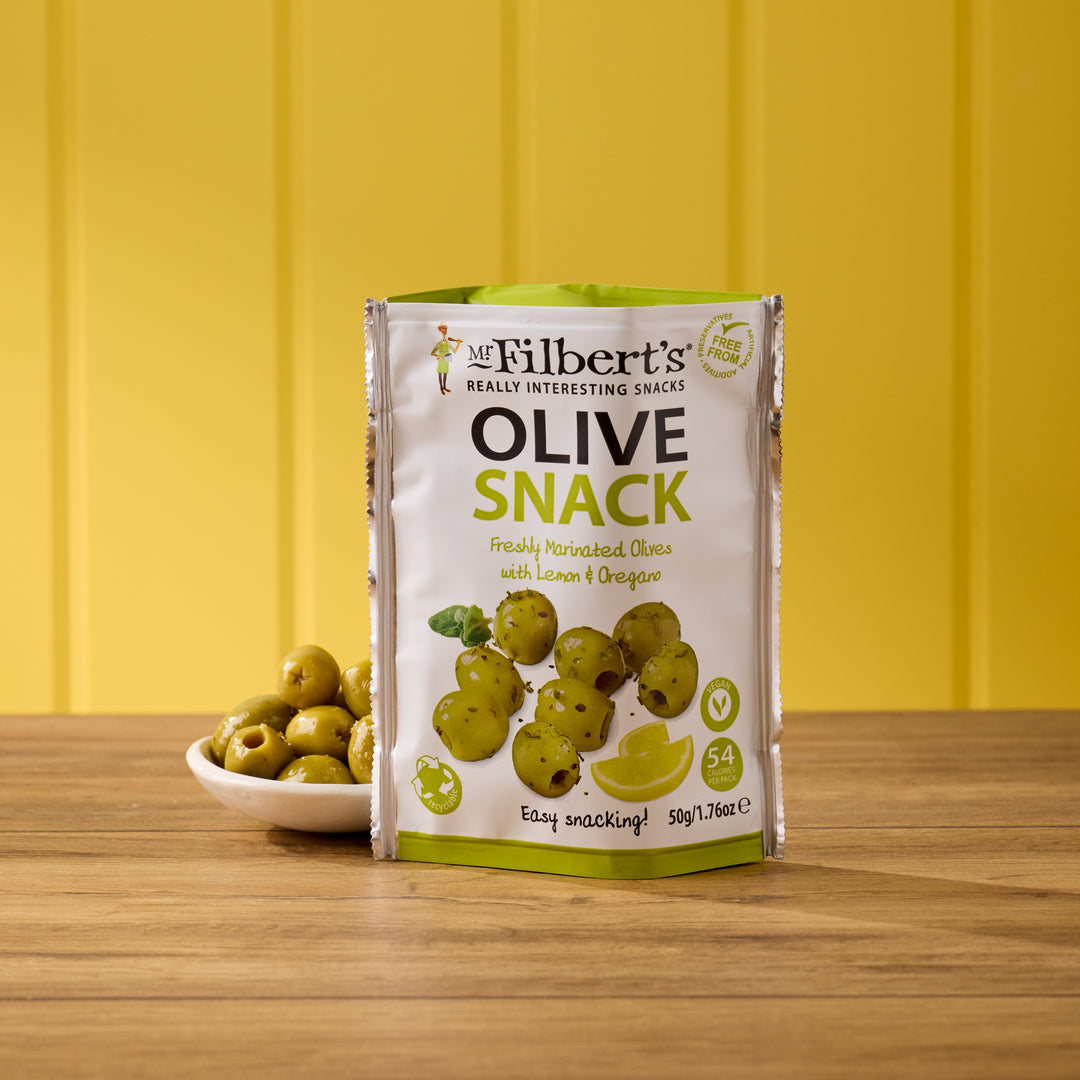 Mr Filberts Green Olives with Lemon & Oregano