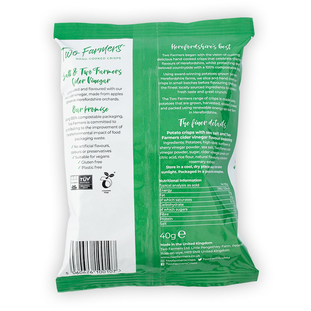 Two Farmers Salt & Cider Vinegar 40g