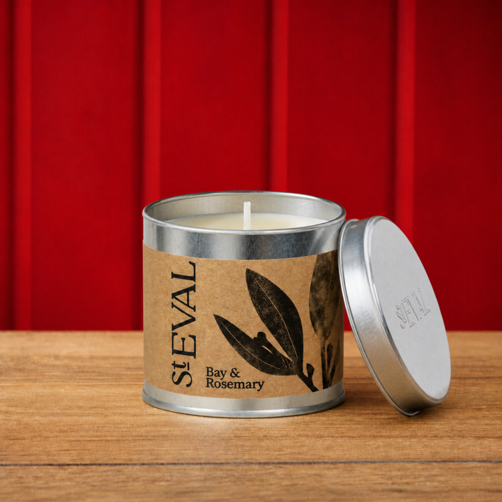 St Eval Bay & Rosemary Tin Candle