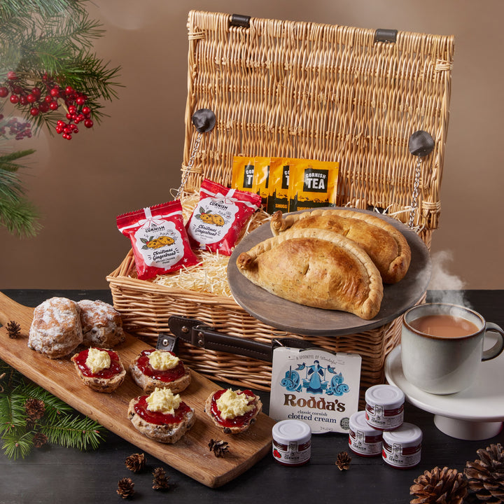 Christmas Pasty & Cream Tea Hamper