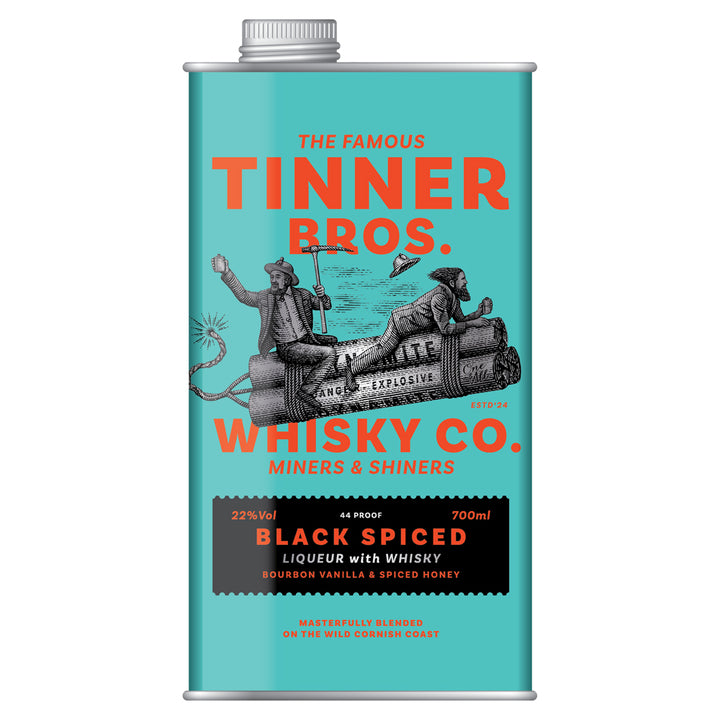 Tinner Bros Black Spiced Whisky Liqueur (With Free Mug)