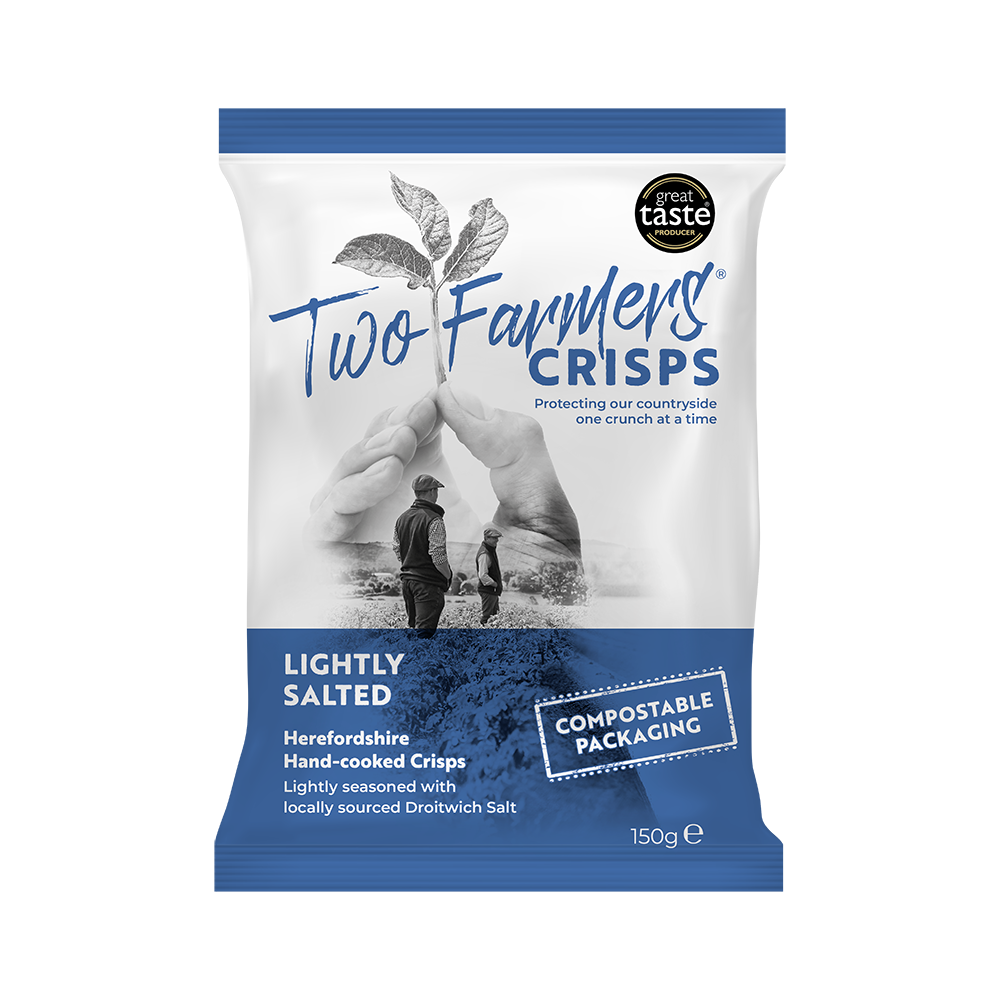 Two Farmers Lighty Salted Crisps 150g