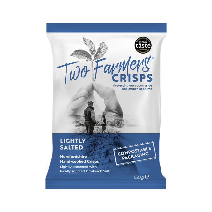 Two Farmers Lighty Salted Crisps 150g