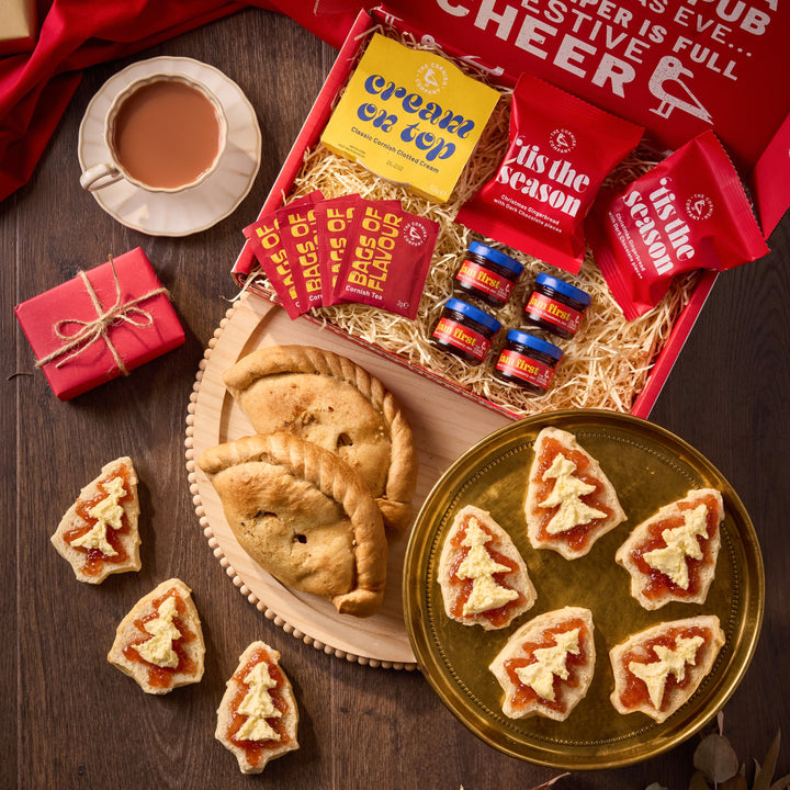 Christmas Pasty & Cream Tea Hamper