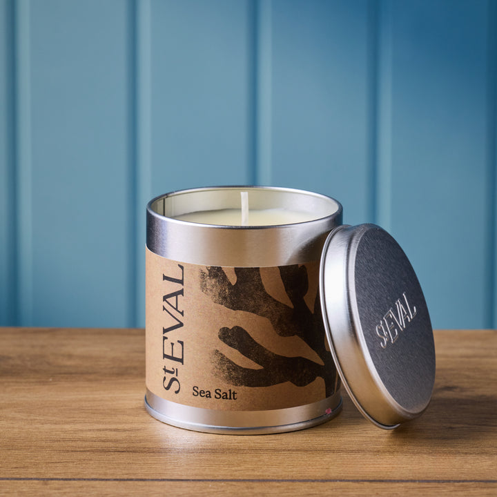 St Eval Sea Salt Scented Tin Candle