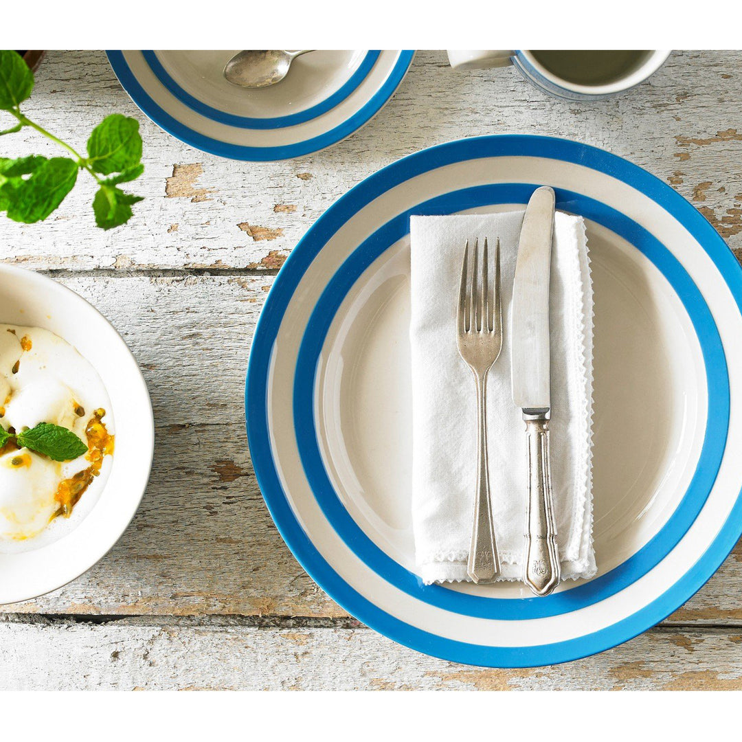 Cornishware Blue Lunch Plate 24.5cm