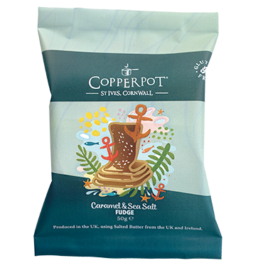 Copperpot Cornish Sea Salt Fudge 50g