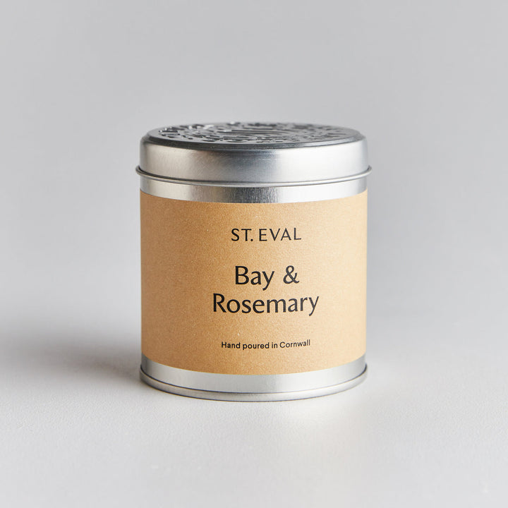 St Eval Bay & Rosemary Tin Candle