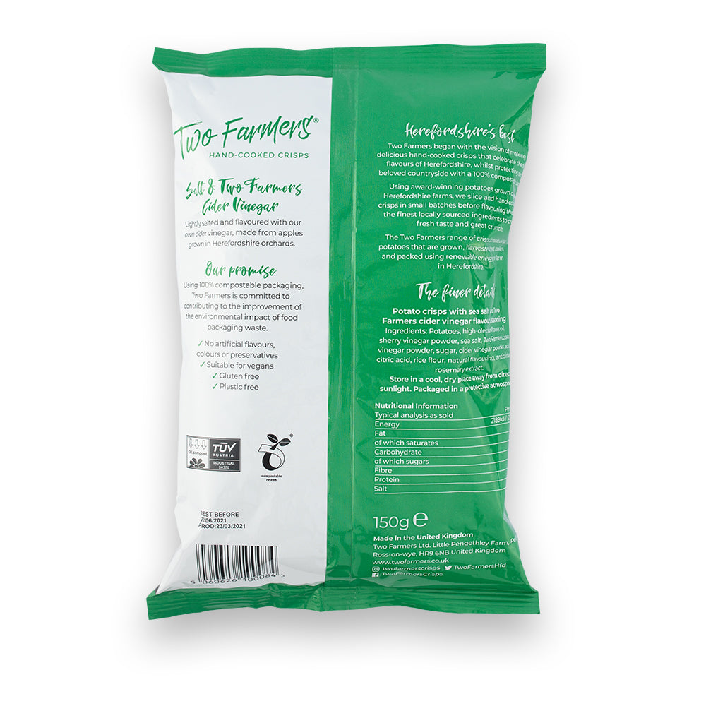 Two Farmers Salt & Cider Vinegar 150g