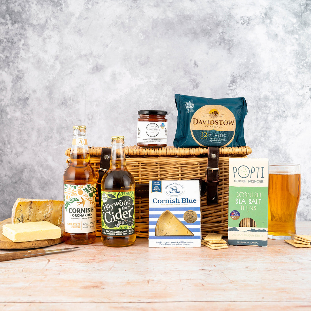 Cornish Cheese & Cider Hamper