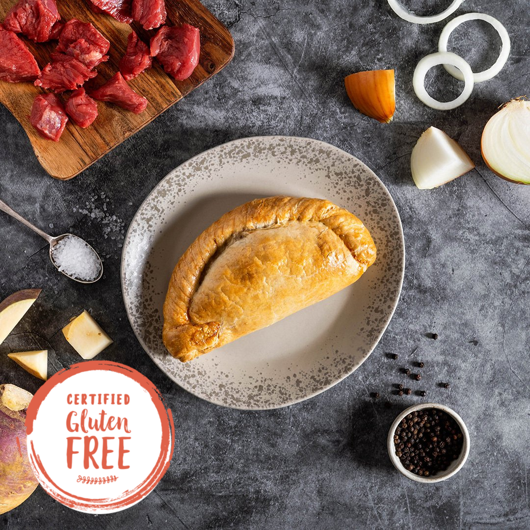 6 x Gluten Free Traditional Steak Pasties 280g